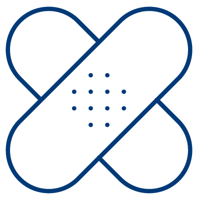 Wound care icon - band aid